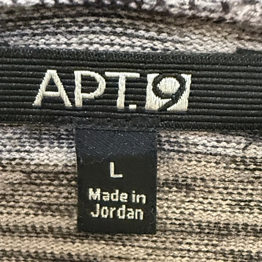 Apt. 9 Heather Gray V-Neck Long sleeve Women's Sweater Size Large